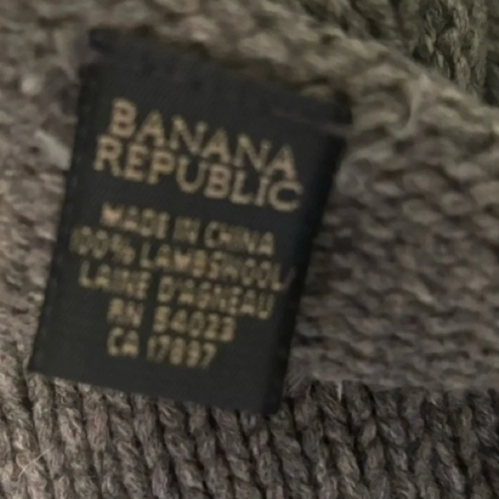 Banana Republic Gray Ribbed Wool Pencil Accent Pillow Case